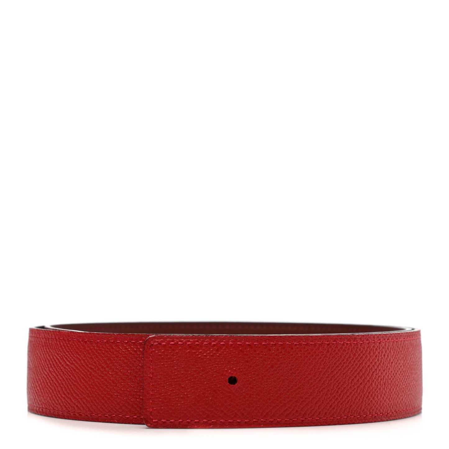 Epsom Swift 32mm Belt Strap 80 Rouge Casaque Rouge H