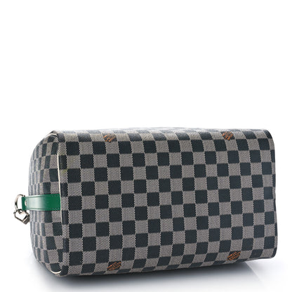 Louis Vuitton Damier Speedy Bandouliere 30 Black White 4 of 8