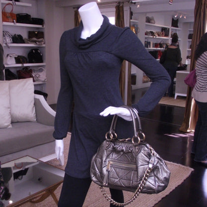 Marc Jacobs Metallic Bronze Patchwork Stam 2 of 11