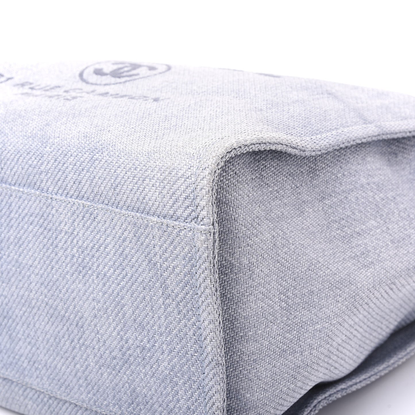 Canvas Medium Deauville Tote Light Blue