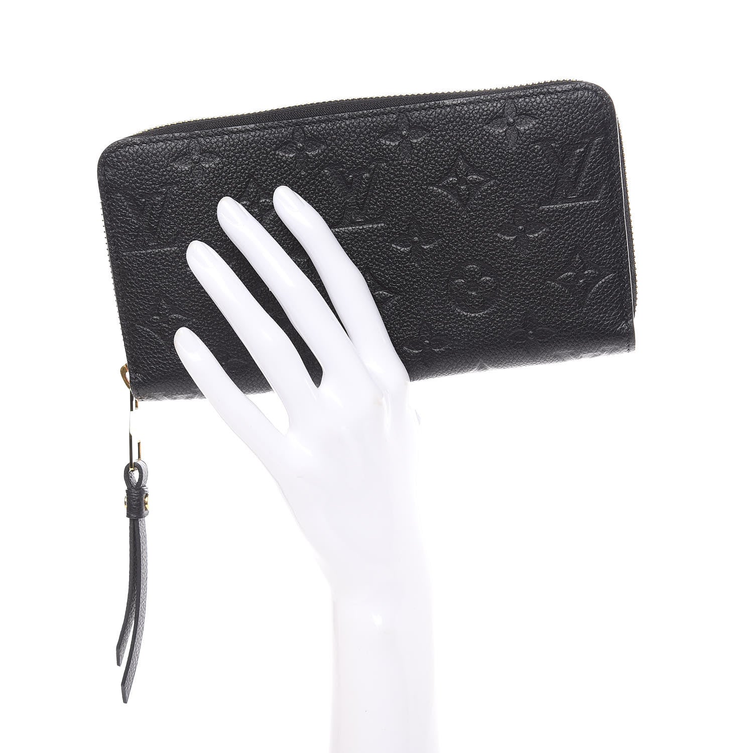 Louis Vuitton Empreinte Zippy Wallet Black 2 of 8