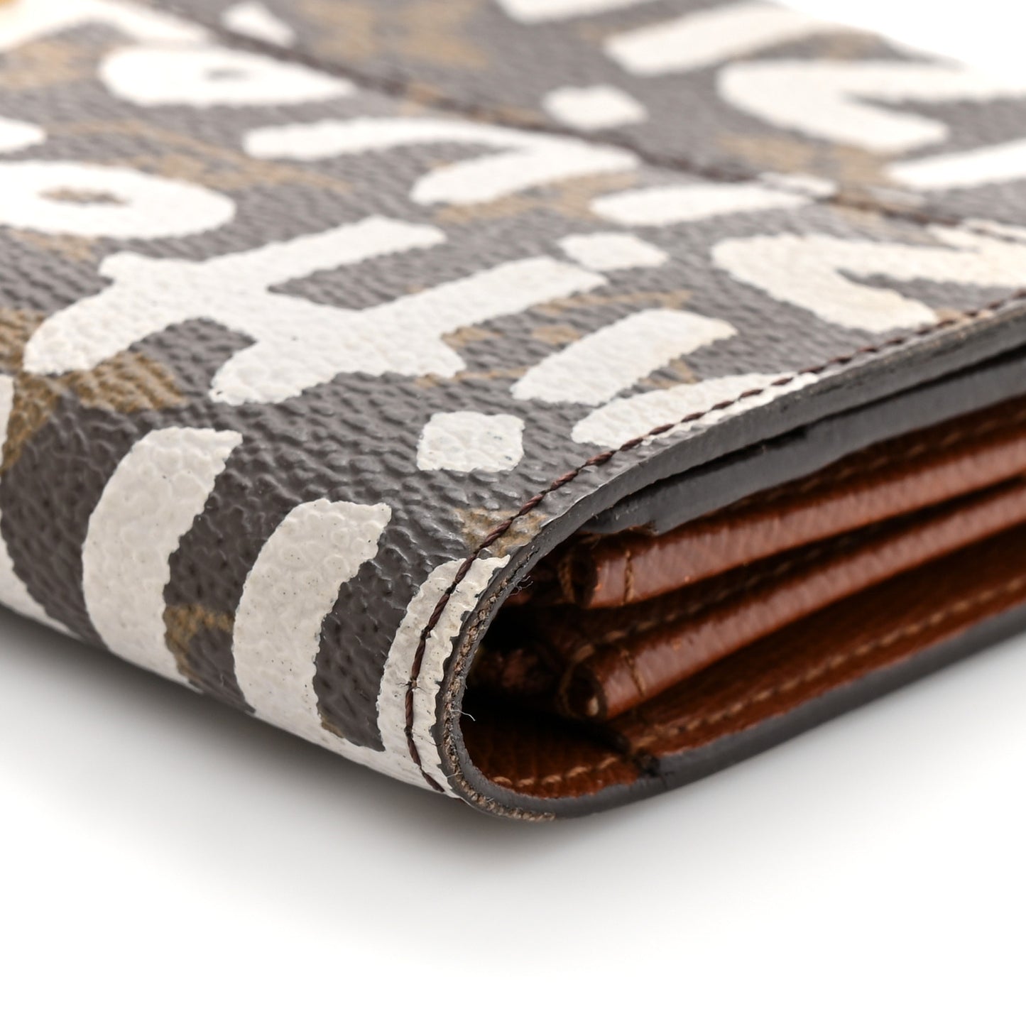 Monogram Graffiti Porte-Monnaie Wallet Silver