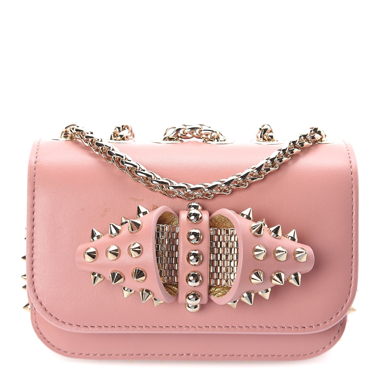 Calfskin Spikes Mini Sweety Charity NV Crossbody Bag Ronsard