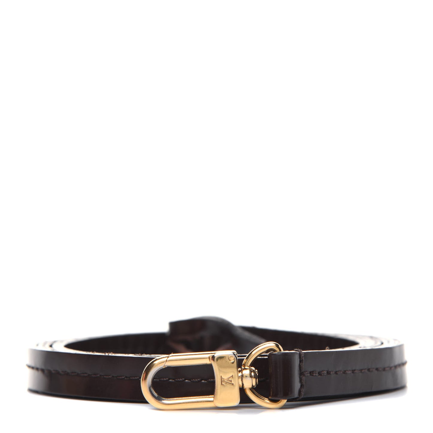 Calfskin Pochette Accessories Strap Brown