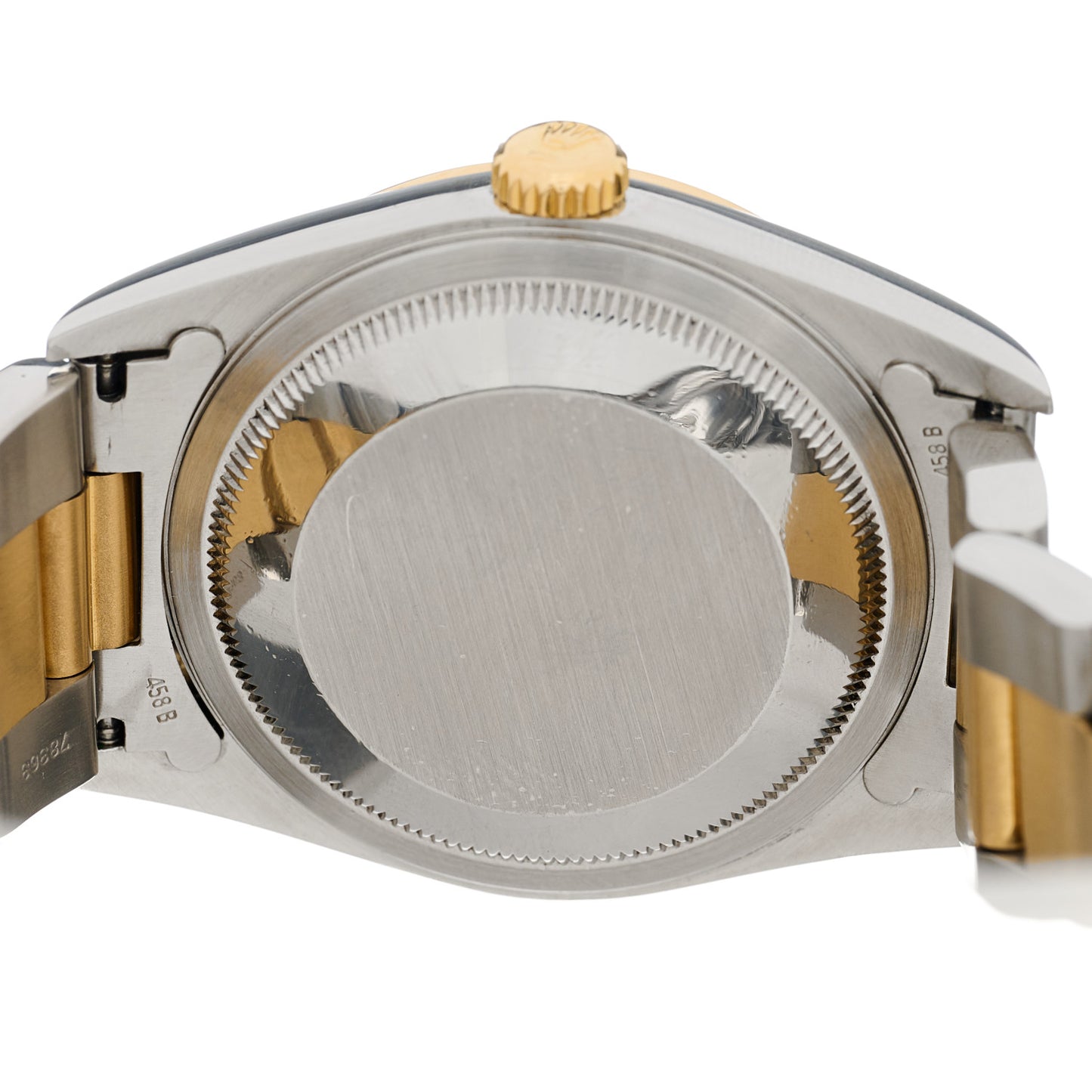 Stainless Steel 18K Yellow Gold 36mm Oyster Perpetual Datejust Watch Silver Roman