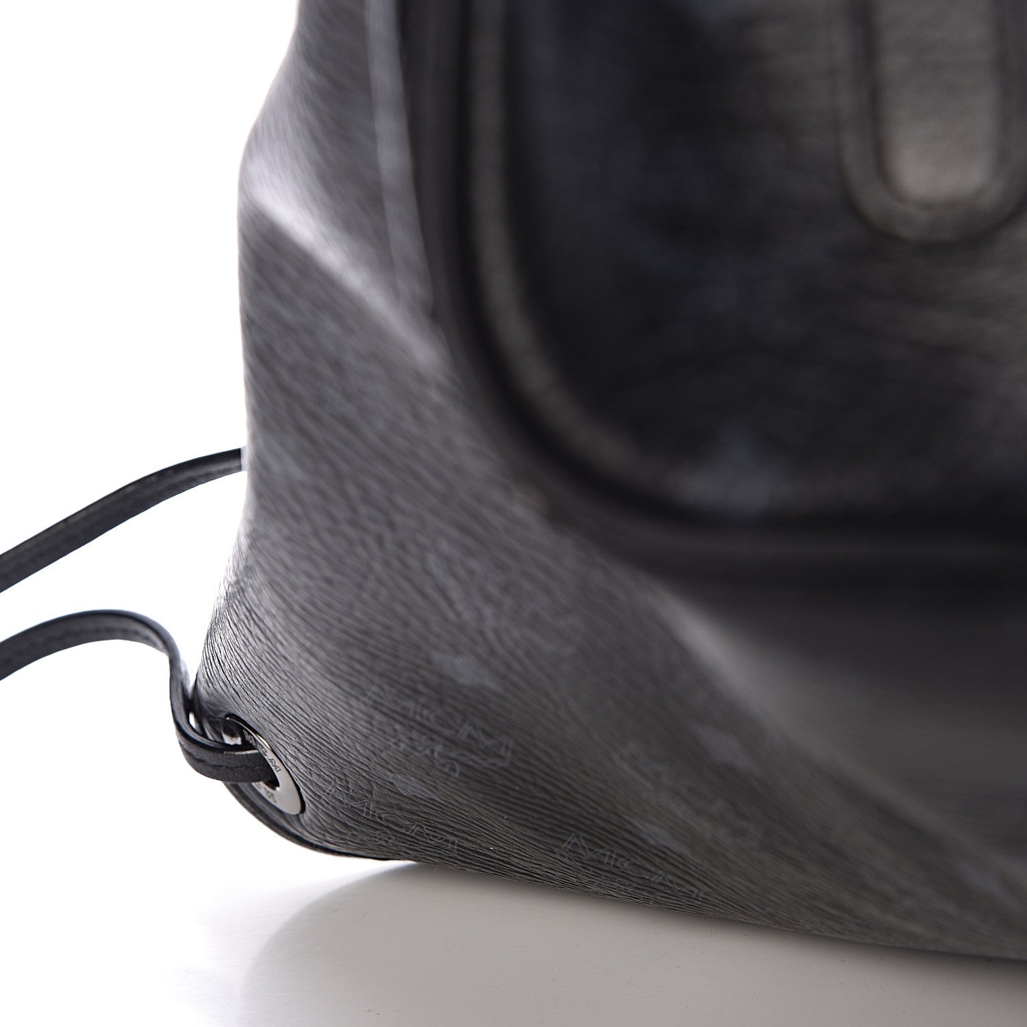 MCM Visetos Large Liz Reversible Shopper Tote Black 17 of 24