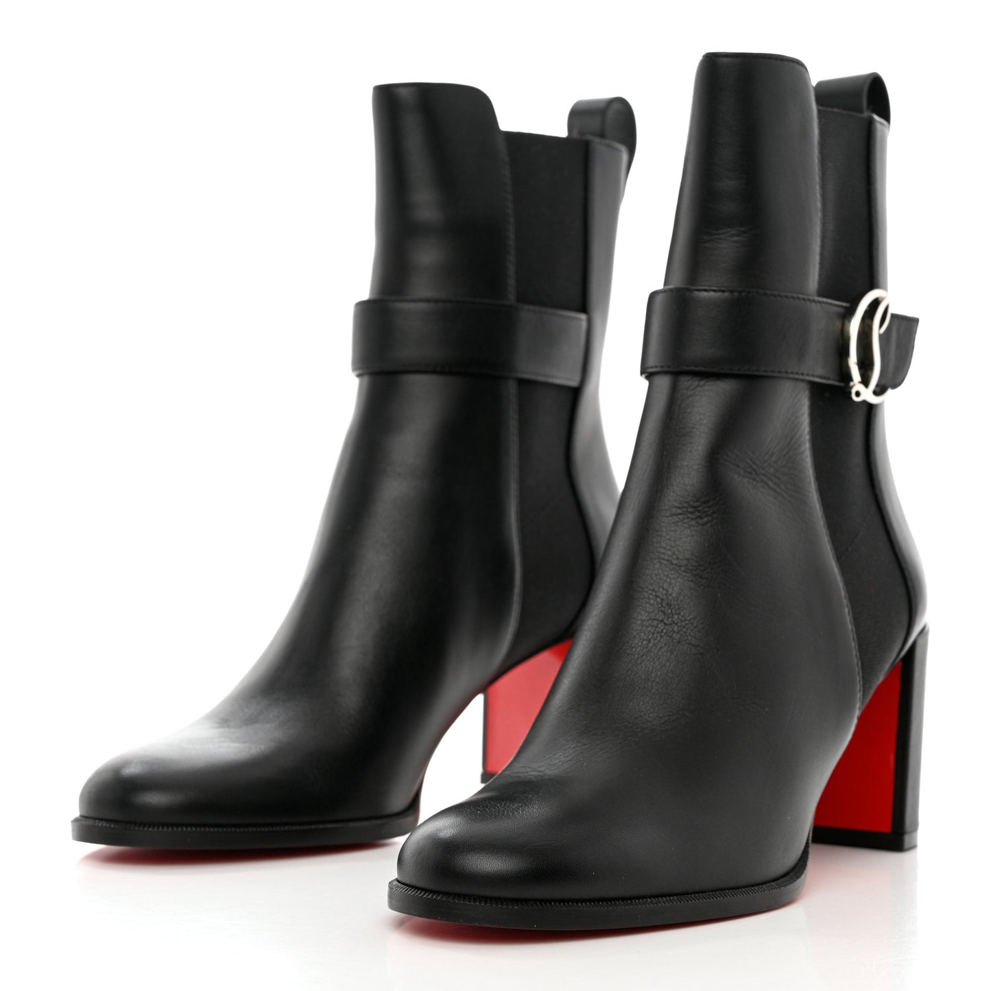 Calfskin 70 Chelsea Ankle Boots 39 Black