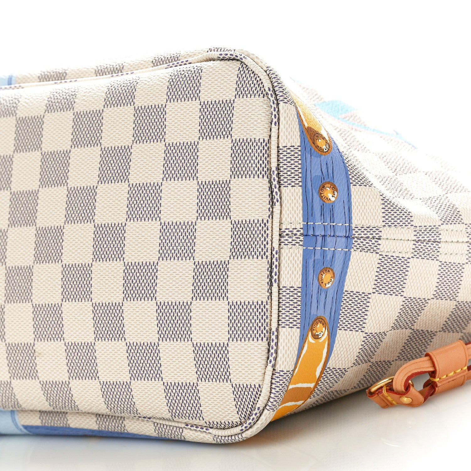 Louis Vuitton Damier Azur Summer Trunks Neo Neverfull MM 10 of 10