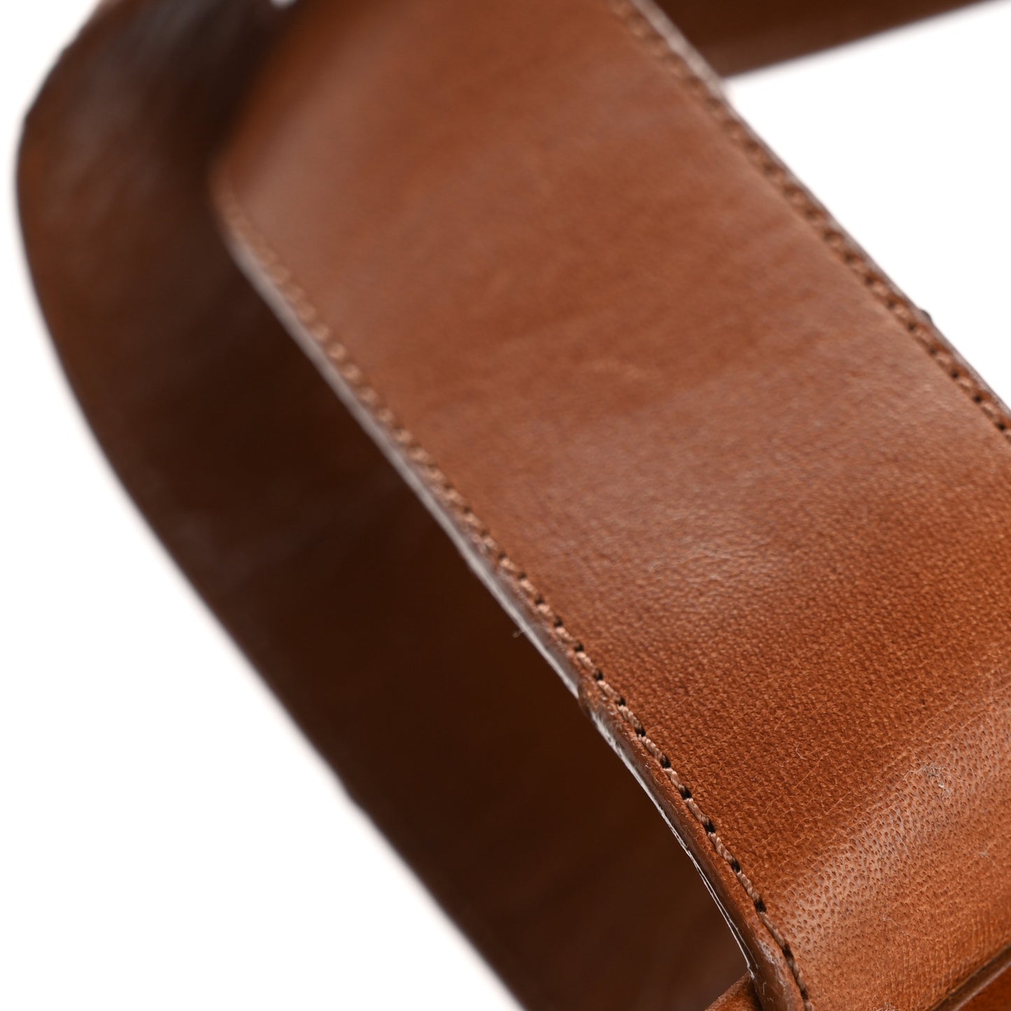 Calfskin Monogram Horizon Sandals 37.5 Cognac Brown