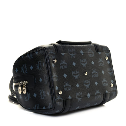 MCM Visetos Small Boston Bag Black 4 of 16