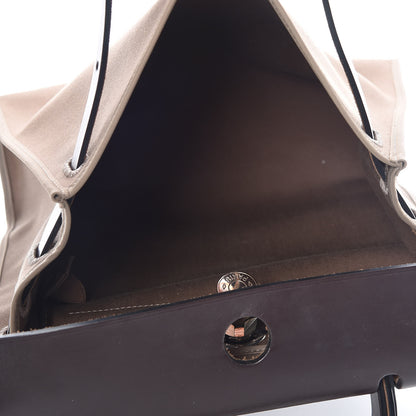 Hermes Vache Hunter Toile Herbag Zip 31 PM Etoupe Ebene 6 of 10