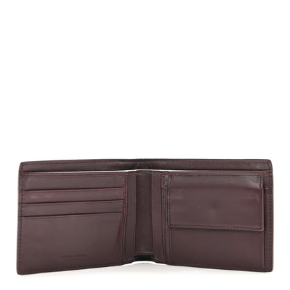 Bottega Veneta Nappa Intrecciato Bi-Fold Wallet Dark Barolo 5 of 9
