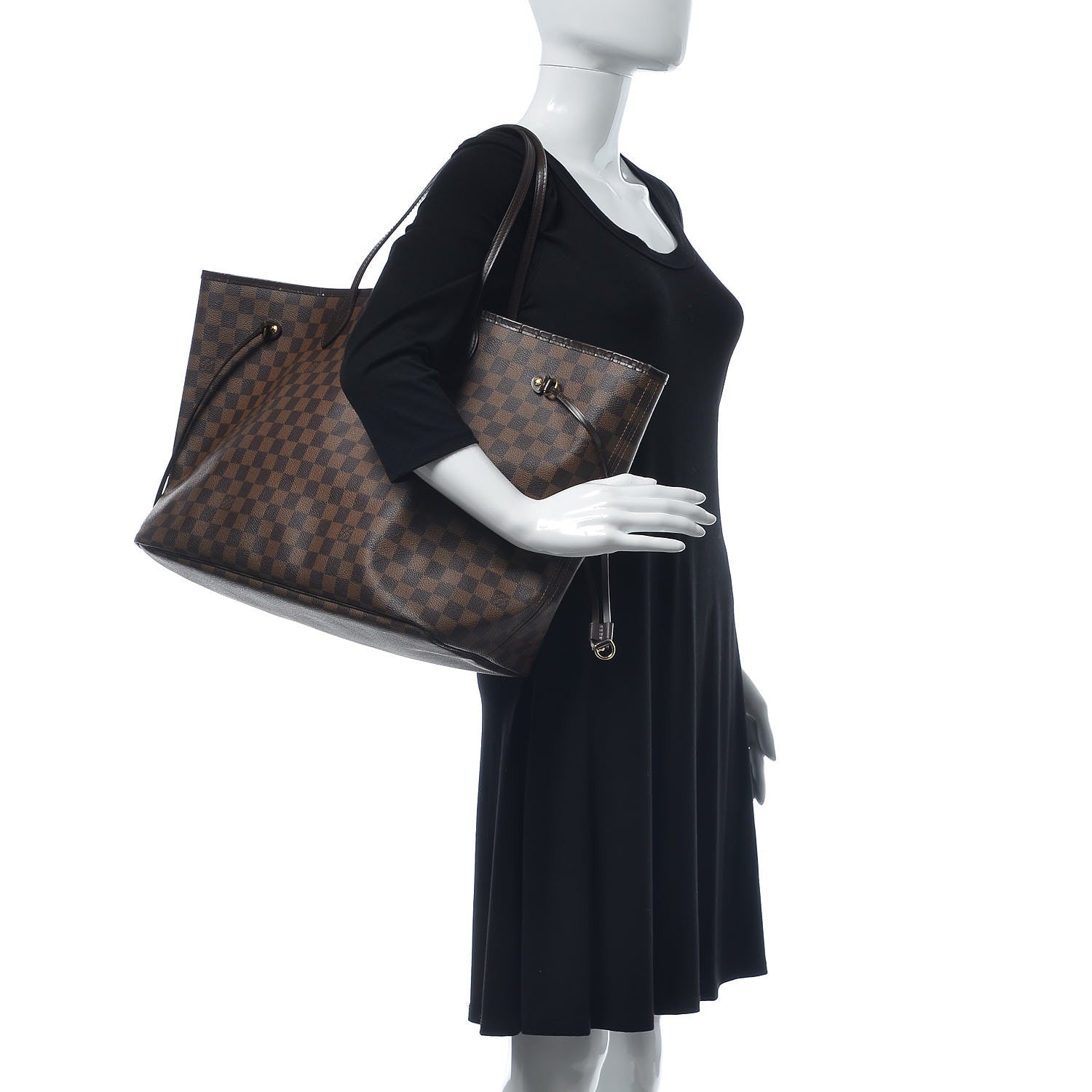 Louis Vuitton Damier Ebene Neverfull GM 2 of 14