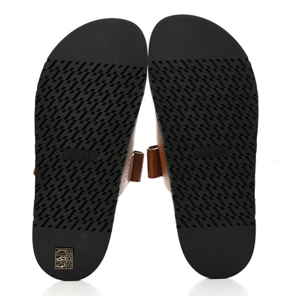Hermes Calfskin Womens Chypre Sandals 41 Naturel 5 of 9