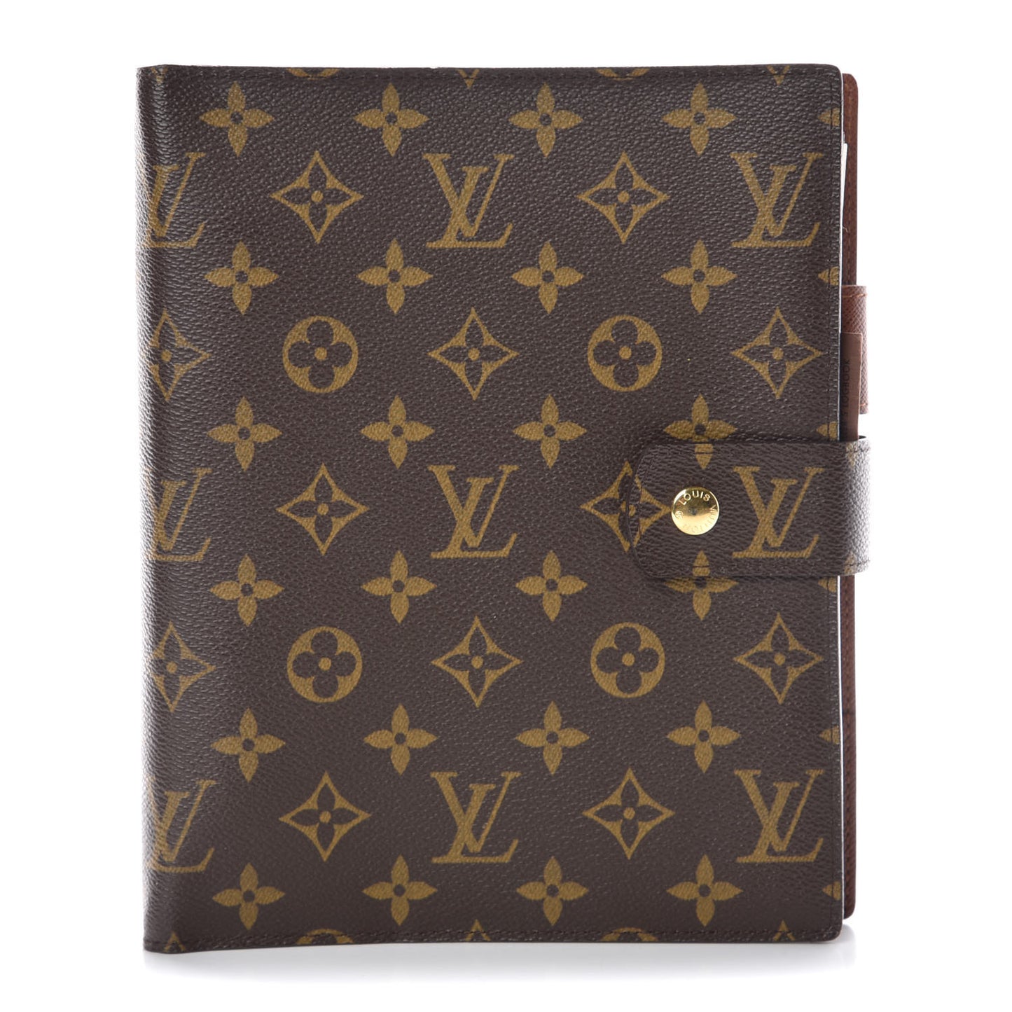 Monogram Large Ring Agenda Cover