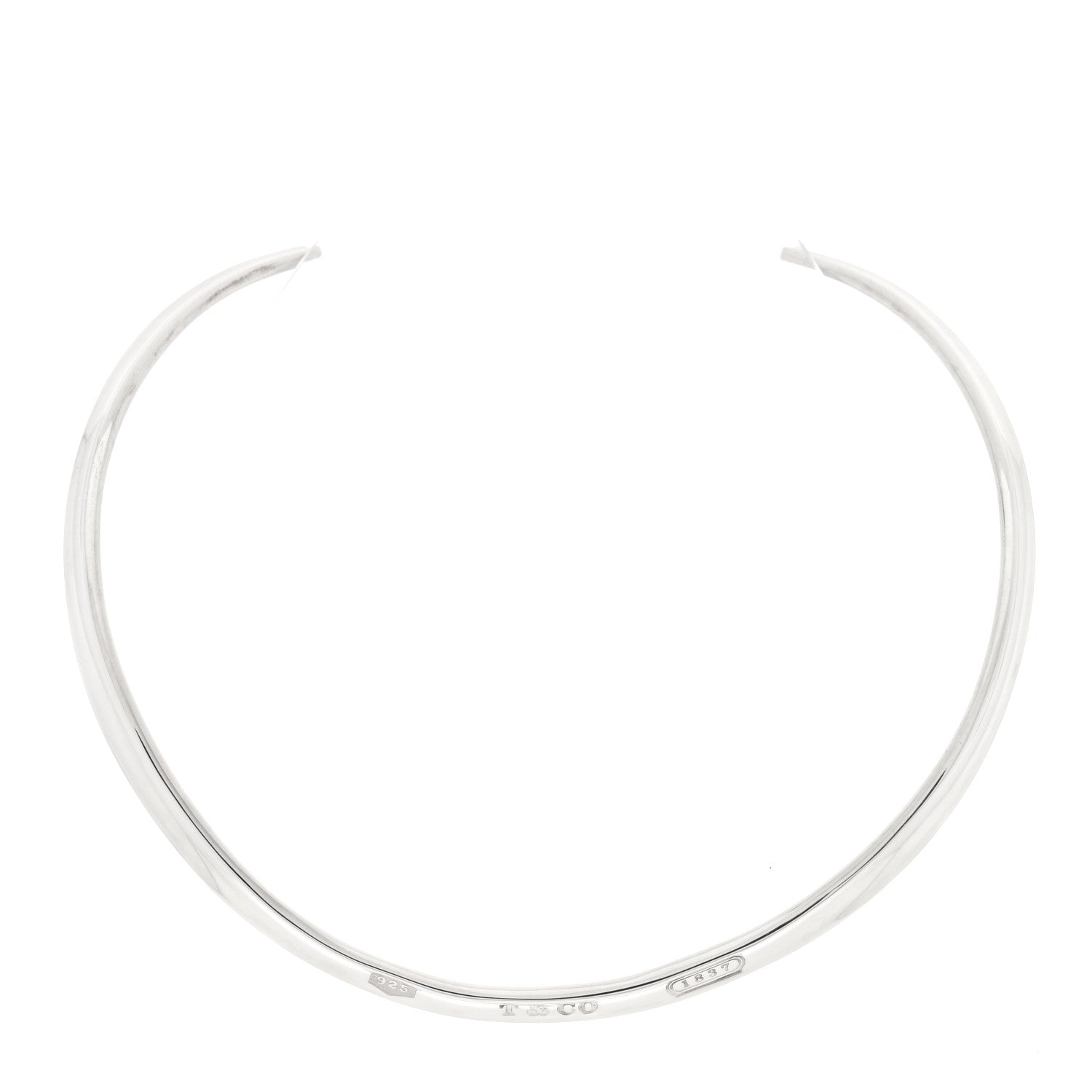 Tiffany Sterling Silver 1837 Collar Necklace 1 of 5
