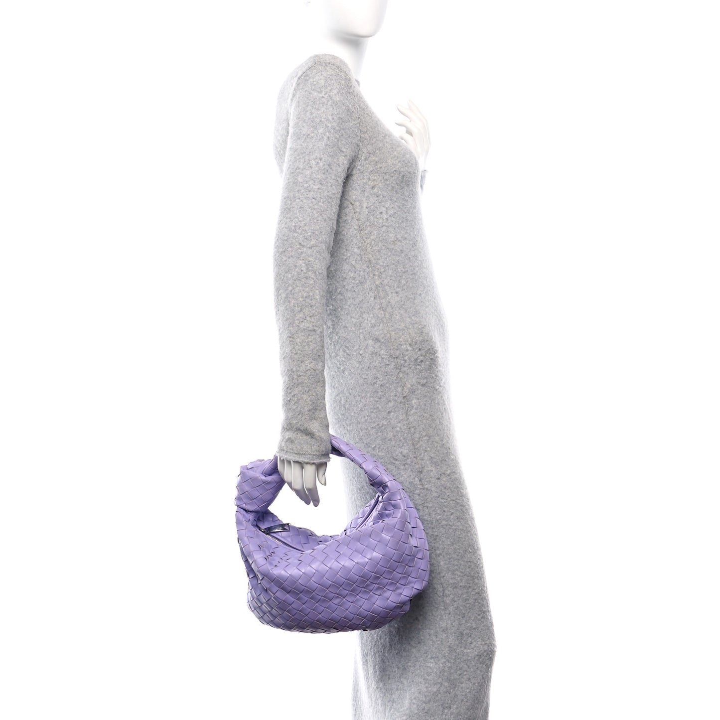 Nappa Intrecciato Teen Jodie Hobo Wisteria