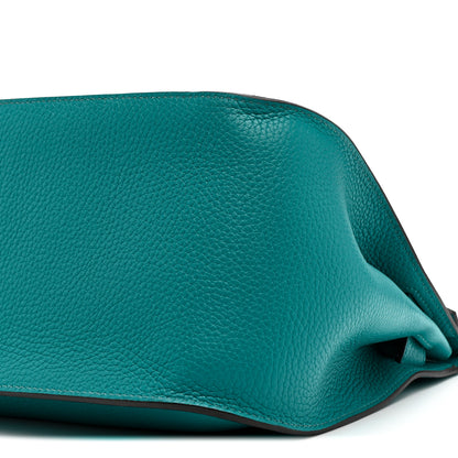 Hermes Taurillon Clemence Jypsiere 28 Bleu Paon 10 of 17