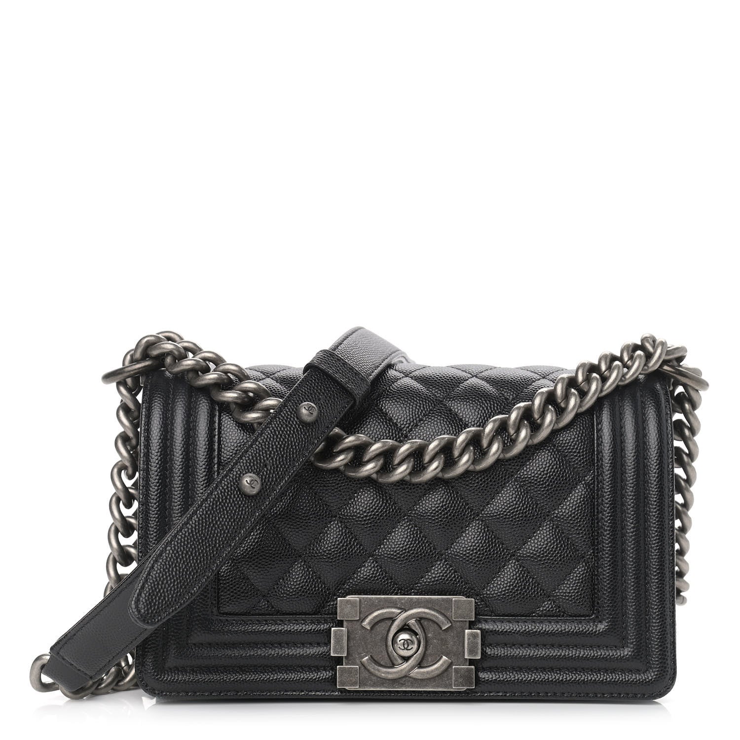 Chanel Caviar Quilted Small Boy Flap Black 1 of 11