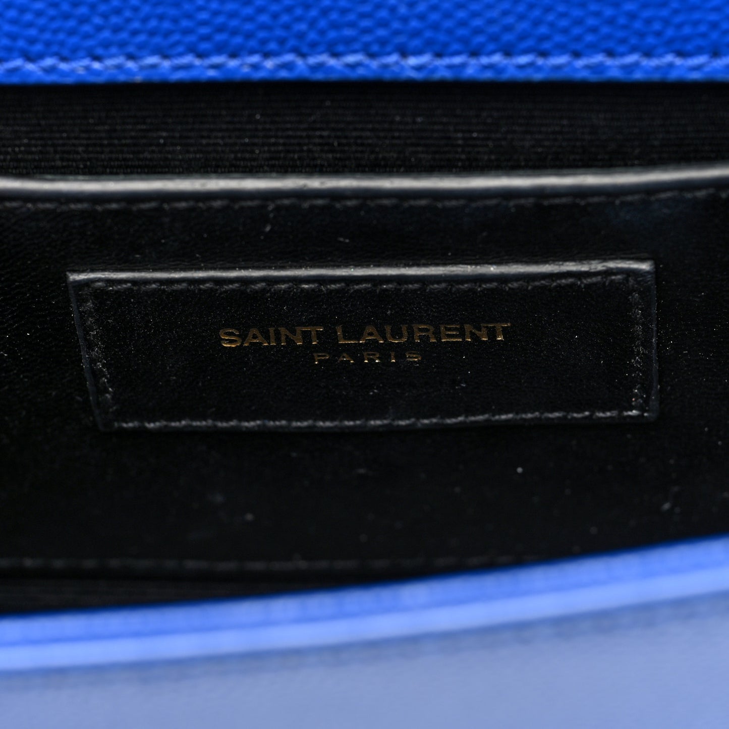 Grain De Poudre Small Classic Monogram Kate Satchel Bleu Majorelle