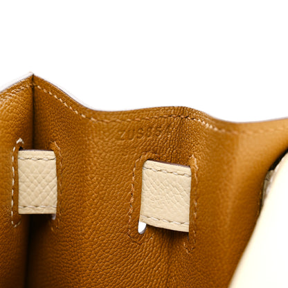 Hermes Epsom Verso Kelly Sellier 28 Nata Ocre 8 of 12