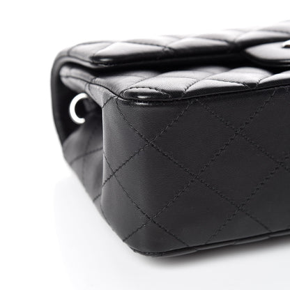 Chanel Lambskin Quilted Mini Rectangular Flap Black 5 of 10
