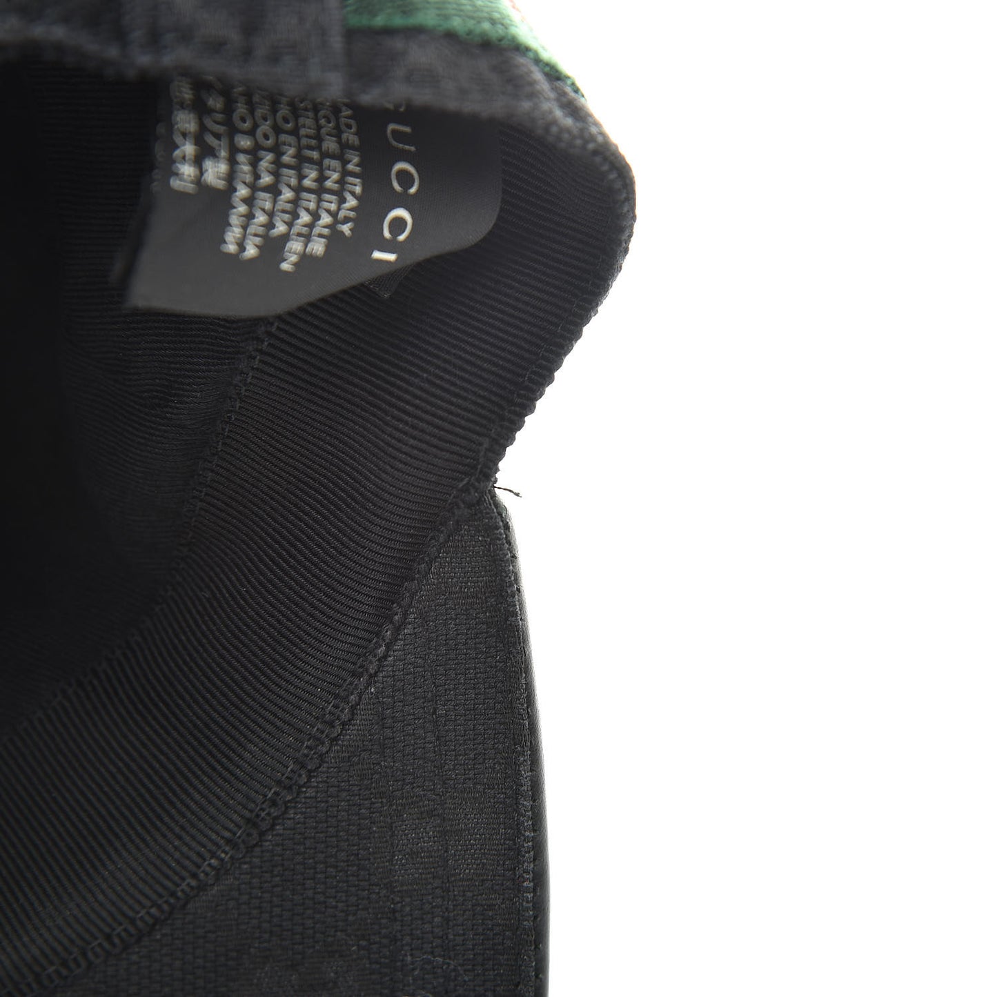 Monogram Web Baseball Hat M Black