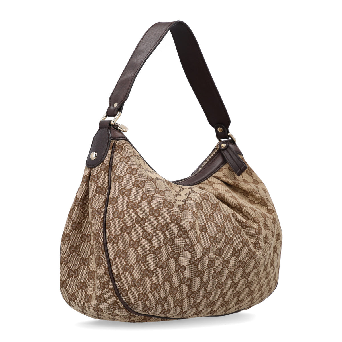 Monogram Medium Sukey Hobo Dark Brown