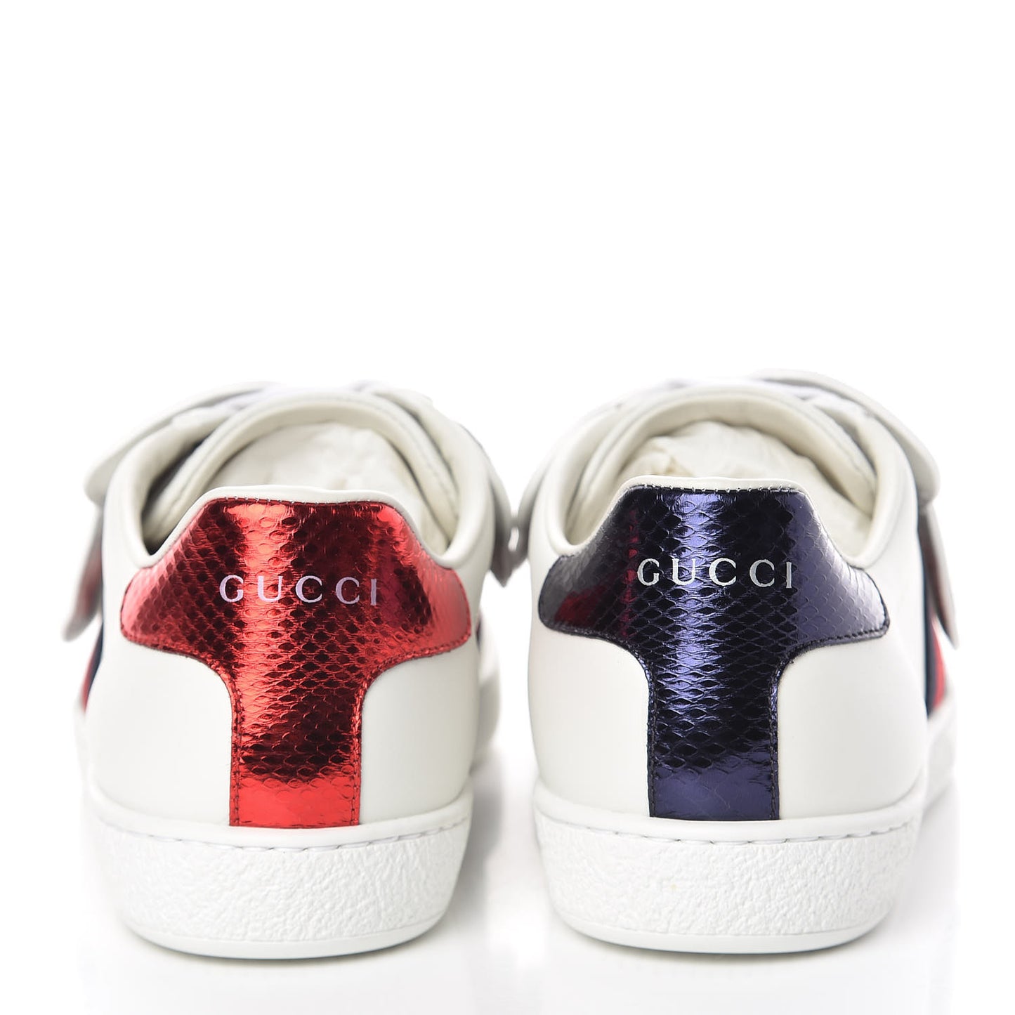 Calfskin Ayers Crystal Panther Embroidered Womens Ace Sneakers 37 White