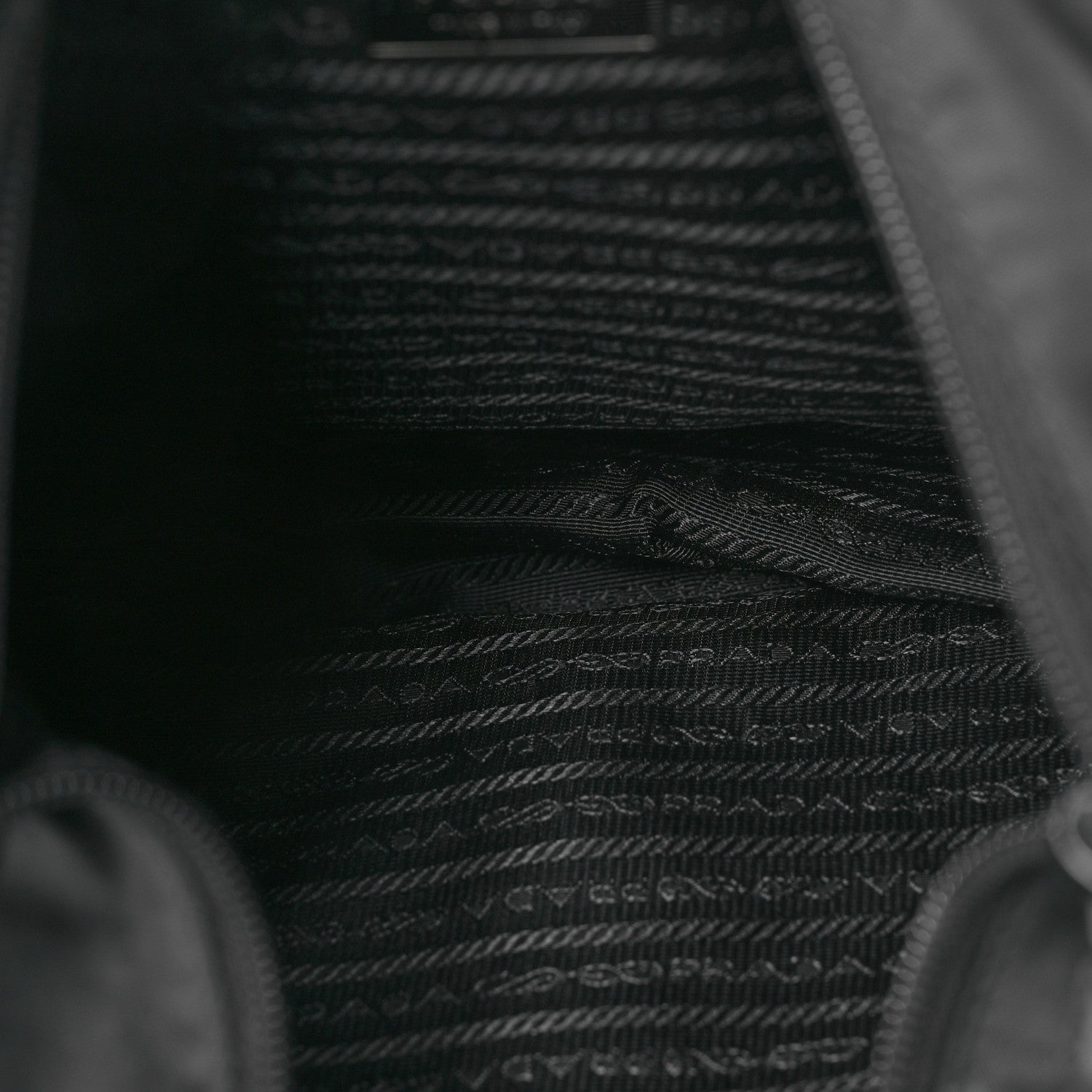 Prada Tessuto Nylon Hobo Black 5 of 10