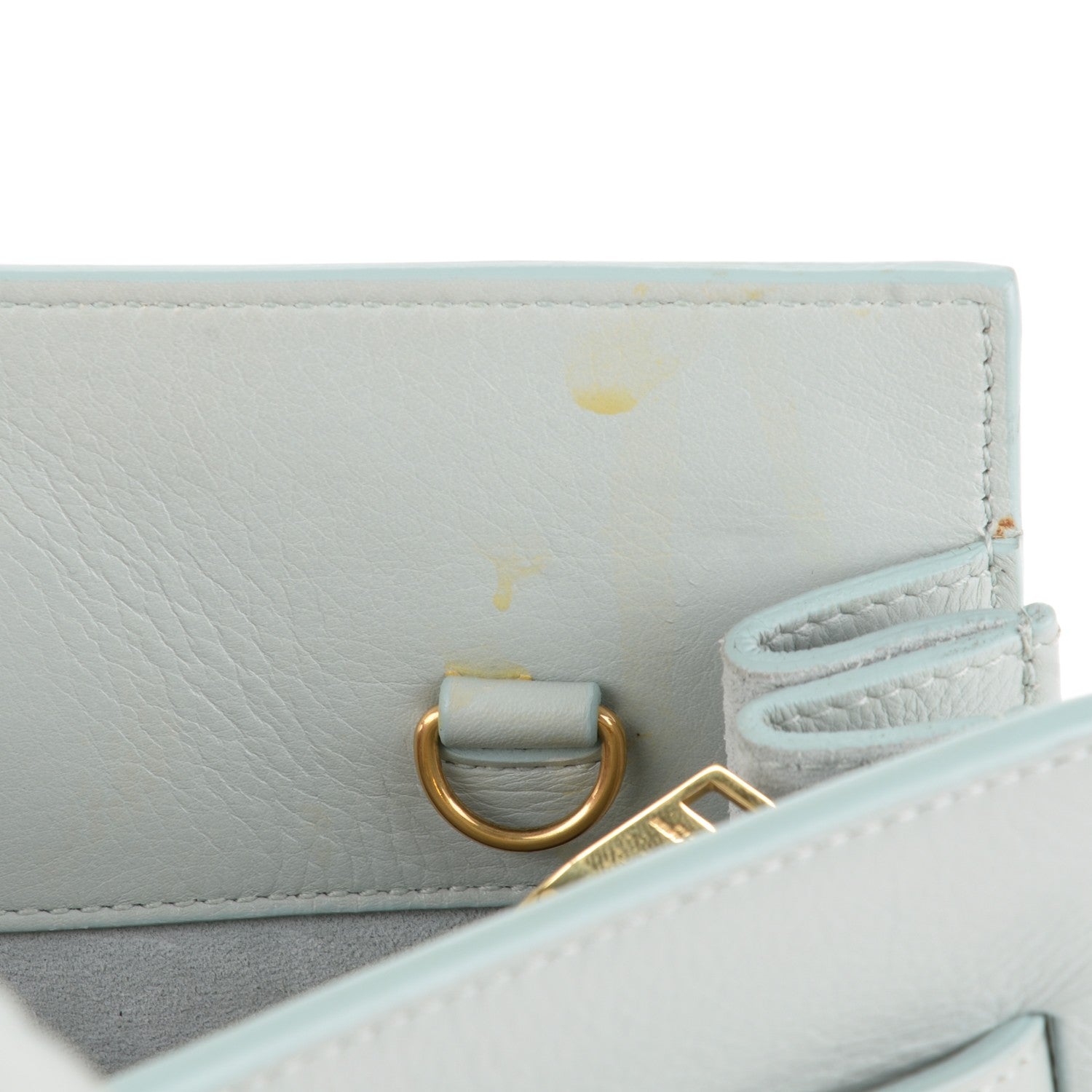 Saint Laurent Calfskin Small Sac De Jour Powder Blue 8 of 8