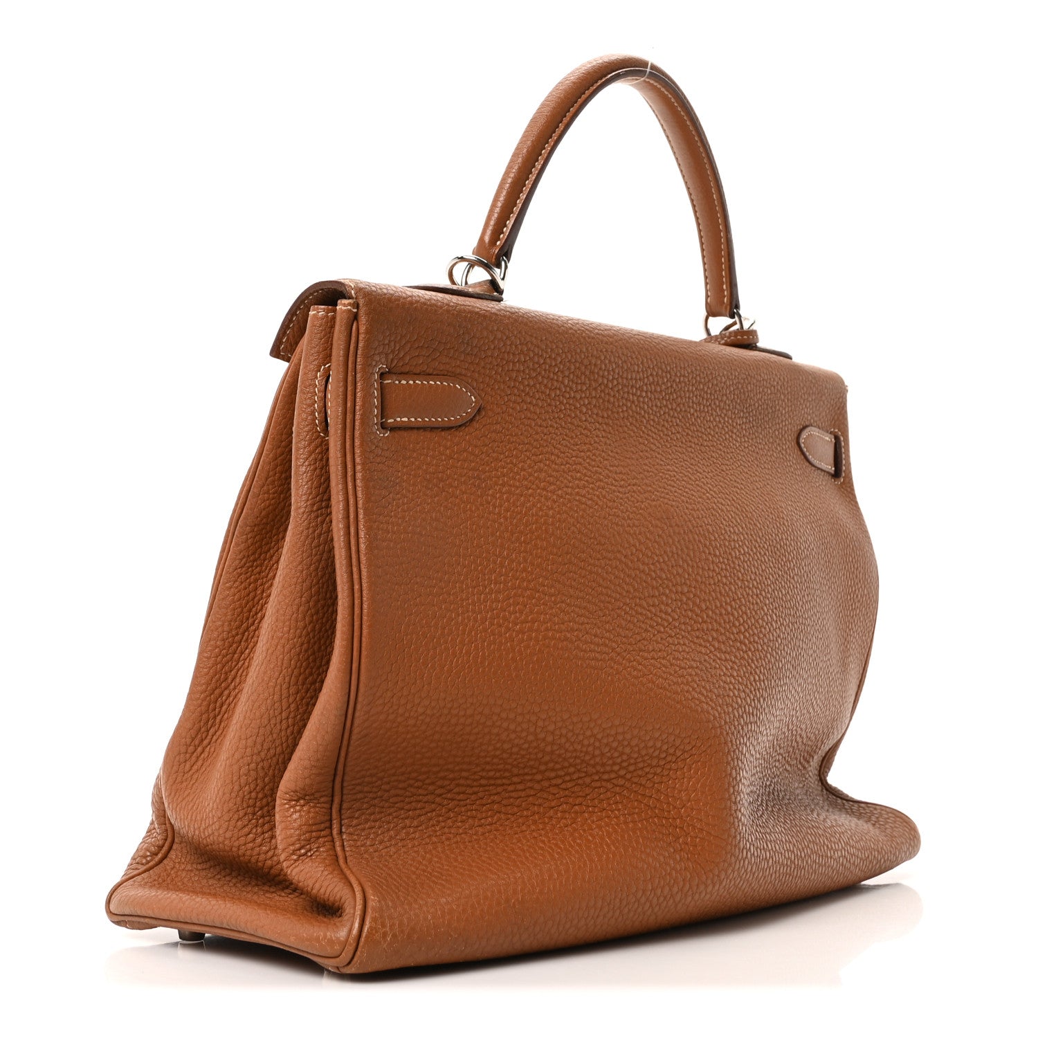 Hermes Taurillon Clemence Kelly Retourne 35 Gold 3 of 10