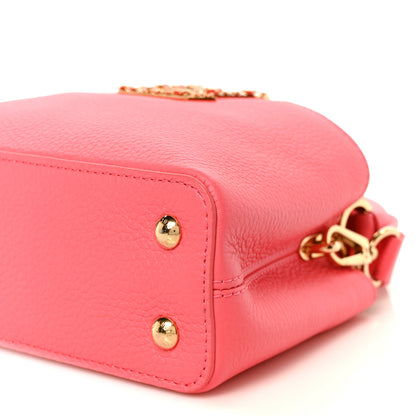 Louis Vuitton Taurillon LV Bloom Capucines Mini Pink Sky 8 of 8