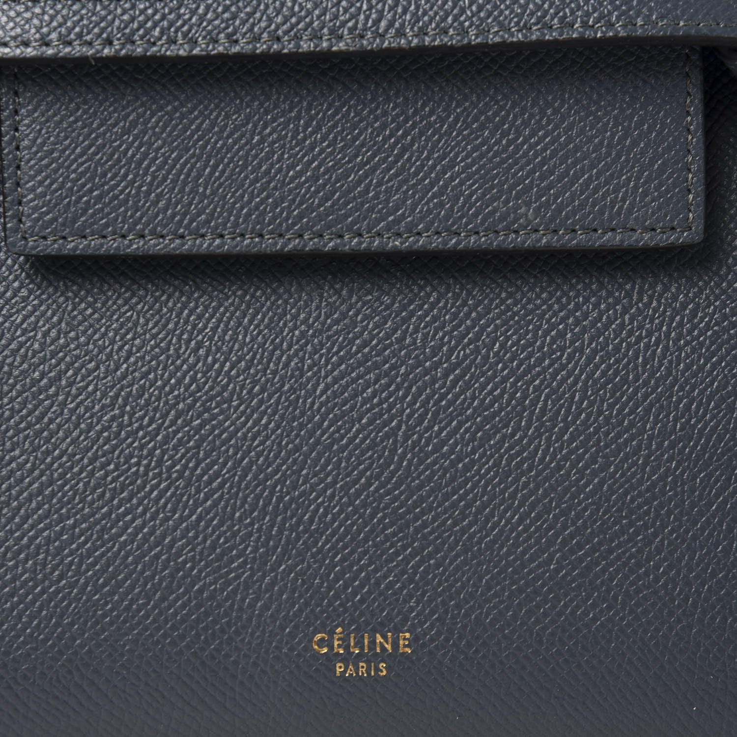 Celine Grained Calfskin Nano Belt Bag Slate 7 of 11