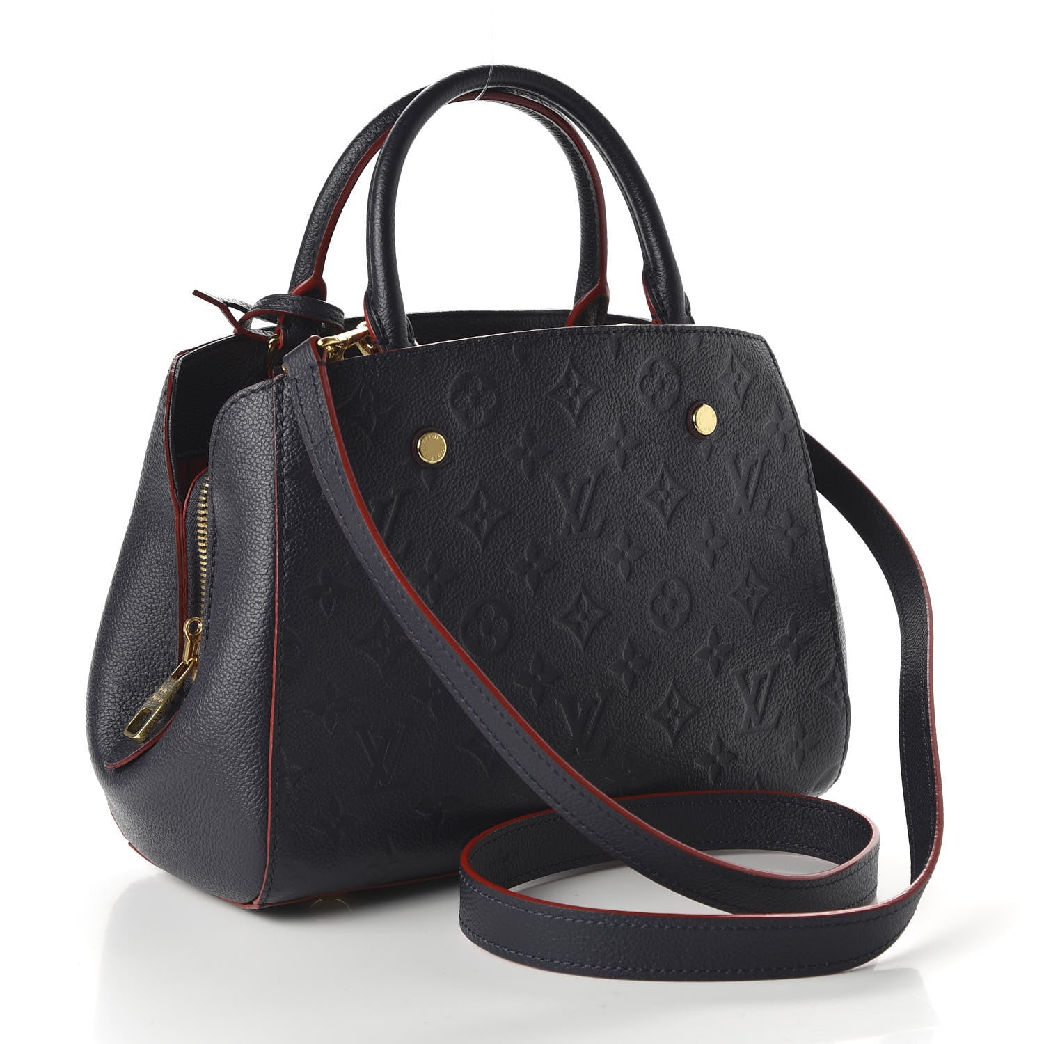 Louis Vuitton Empreinte Montaigne BB Marine Rouge 3 of 10