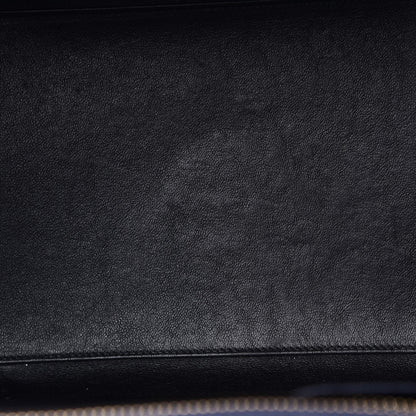 Celine Goatskin Mini Luggage Dark Blue Black 10 of 10