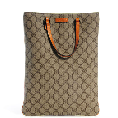 Gucci GG Plus Monogram Flat Vertical Tote Orange 1 of 7