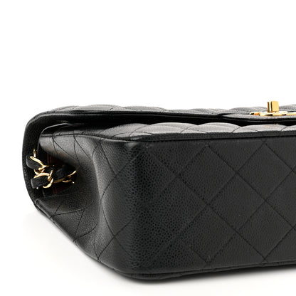 Chanel Caviar Quilted Jumbo Double Flap Black 9 of 11