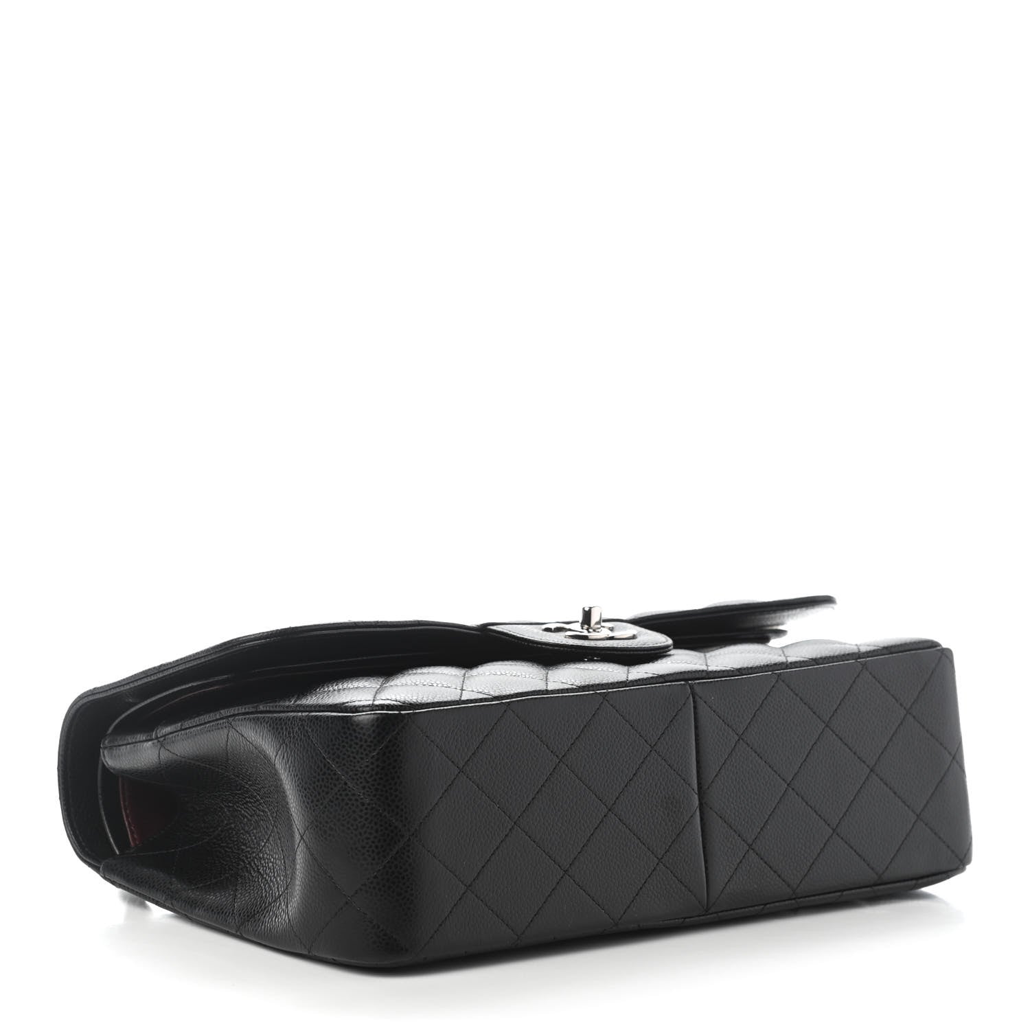 Chanel Caviar Quilted Jumbo Double Flap Black 4 of 9
