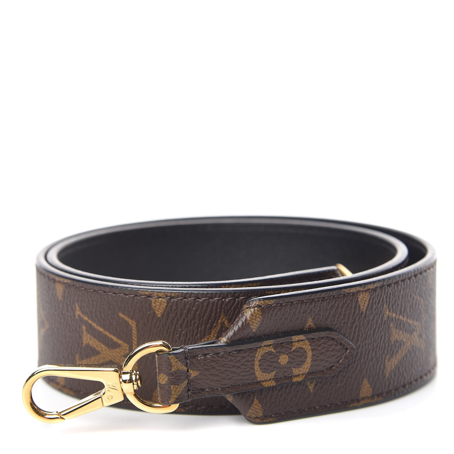 Louis Vuitton Monogram Bandouliere Shoulder Strap Black 1 of 5
