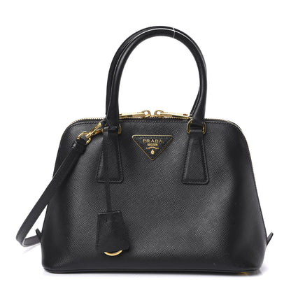 Prada Saffiano Lux Small Promenade Tote Black 1 of 12