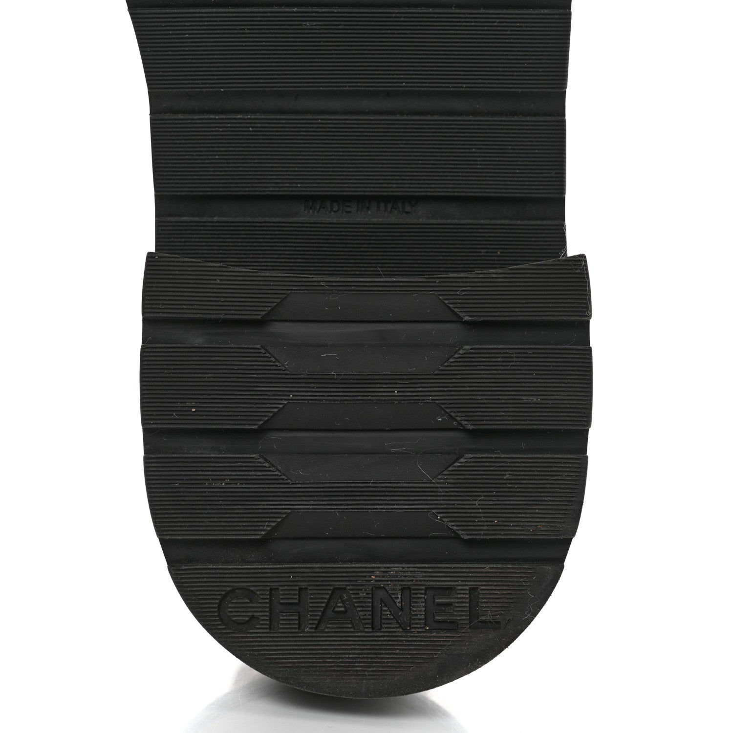 Chanel Lambskin Calfskin Quilted Lace Up Combat Boots 39.5 Light Brown Black 8 of 9