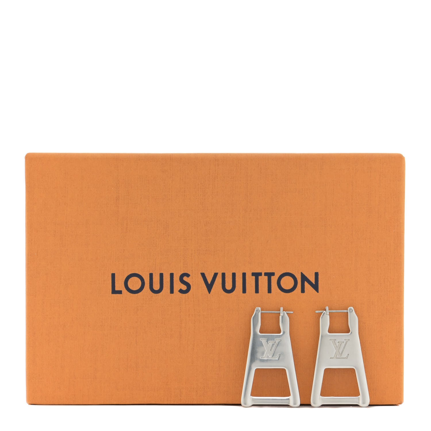Louis Vuitton Zip Earrings Silver 7 of 7