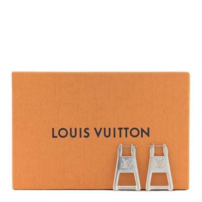 Louis Vuitton Zip Earrings Silver 7 of 7