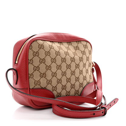 Gucci Monogram Mini Bree Messenger Bag Red 3 of 11