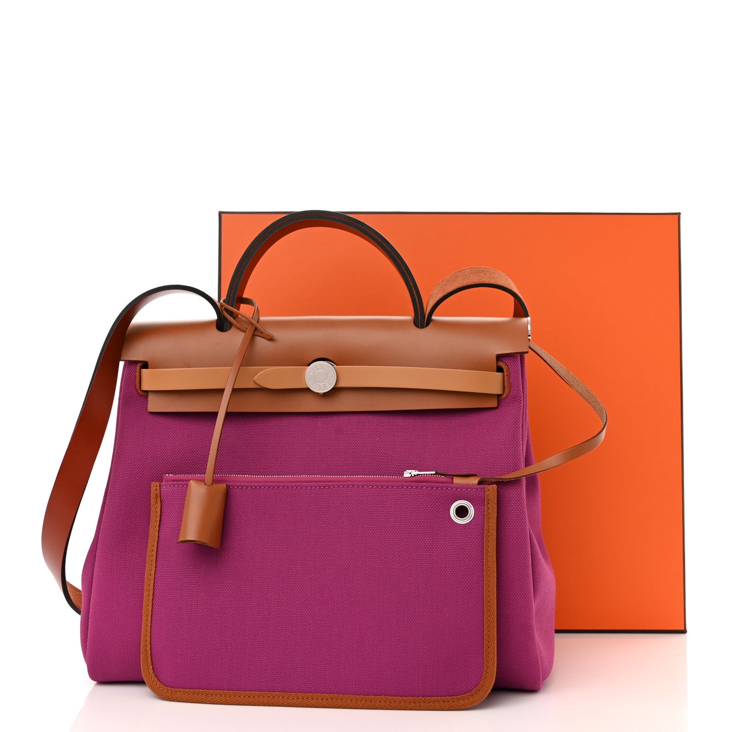 Toile Militaire Vache Hunter Herbag Zip Retourne 31 PM Rose Pourpre Fauve