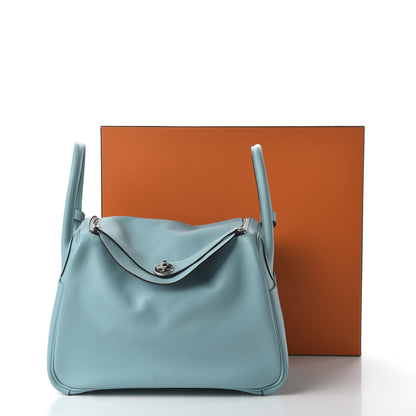 Hermes Evercolor Lindy 30 Bleu Atoll 10 of 12