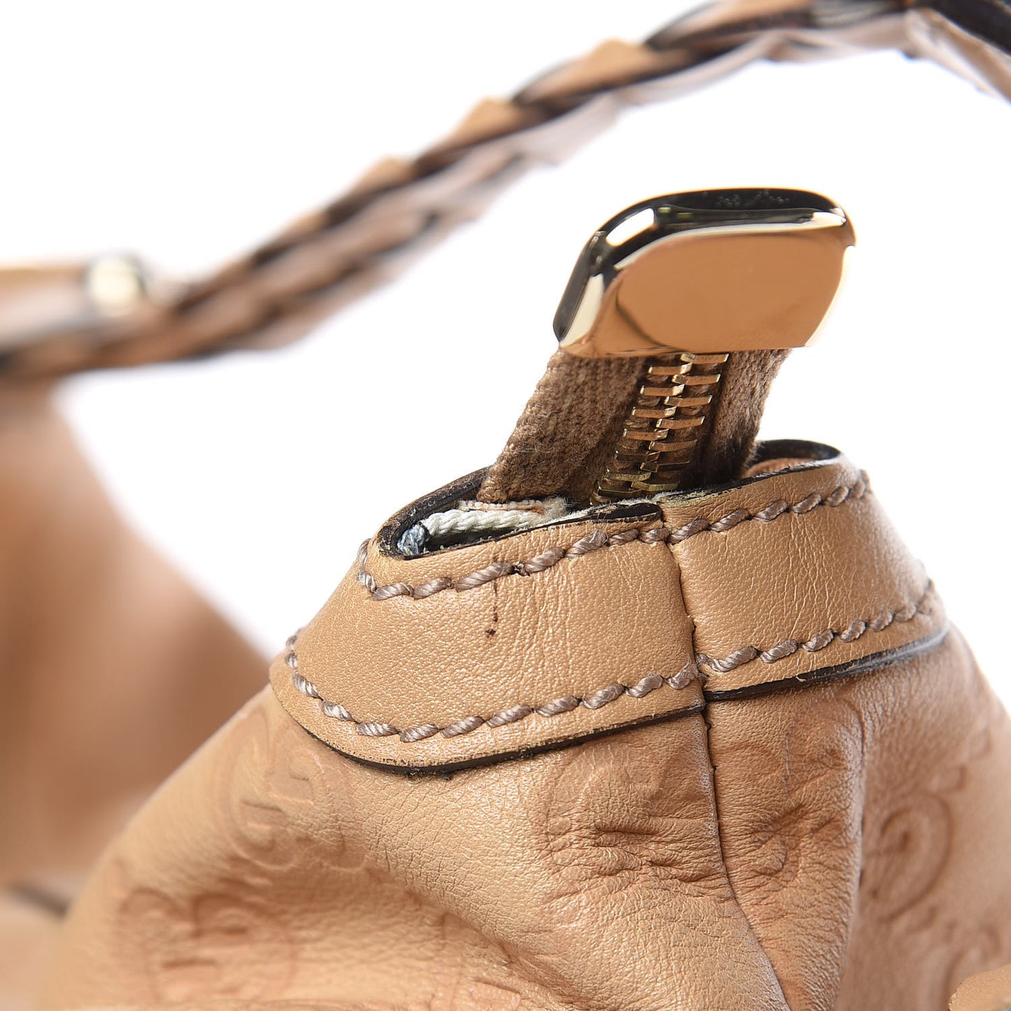 Guccissima Medium Pelham Hobo Beige