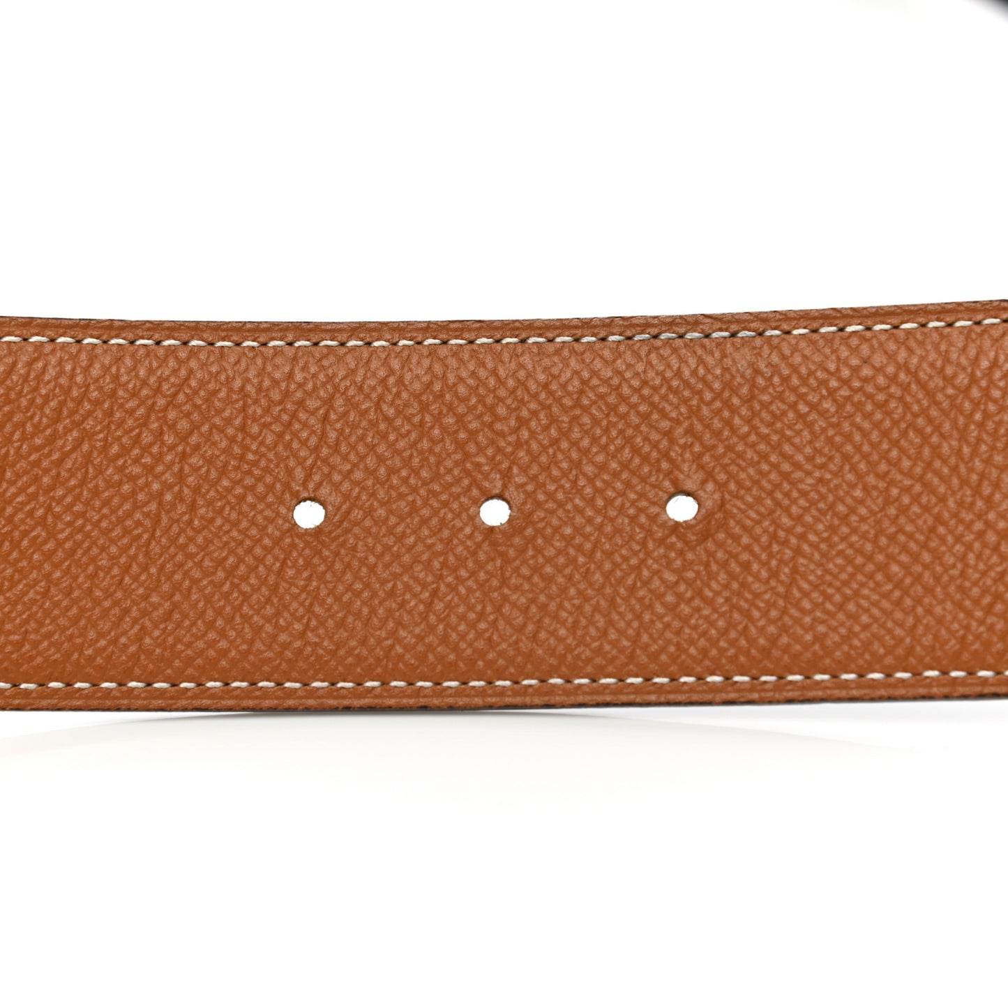 Epsom Swift 38mm Constance H Belt 75 Gold Black