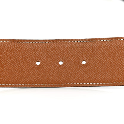 Hermes Epsom Swift 38mm Constance H Belt 75 Gold Black 3 of 7